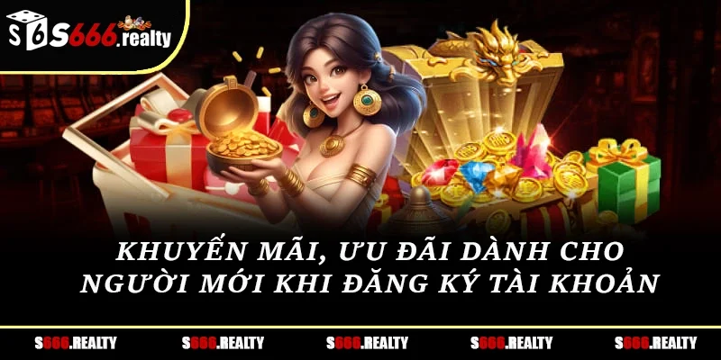 Khuyến mãi, ưu đãi dành cho người mới khi đăng ký tài khoản 